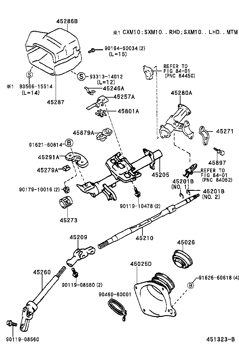 TOYOTA 45209-44010 - Nivel, ohjausakseli inparts.fi