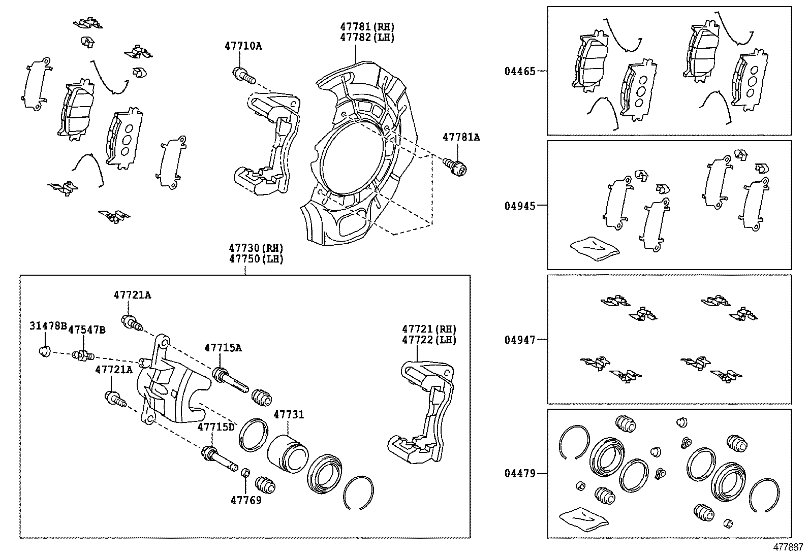 TOYOTA 0446506100 - Jarrupala, levyjarru inparts.fi