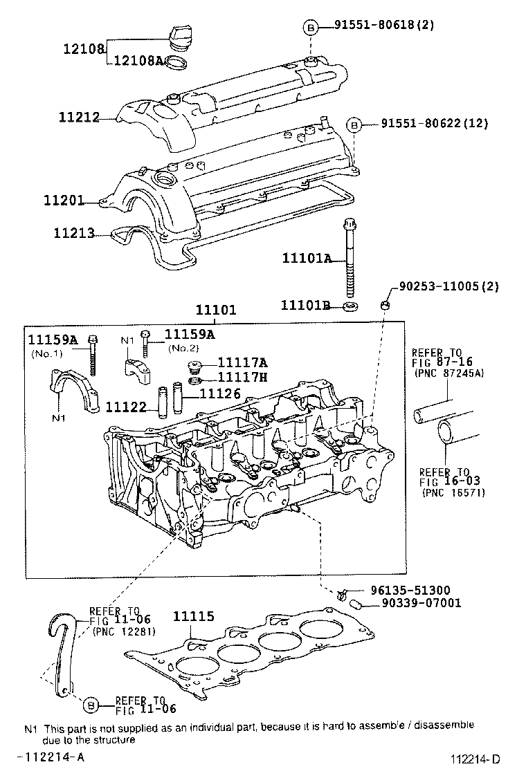 TOYOTA 11213-33021 - Tiiviste, venttiilikoppa inparts.fi