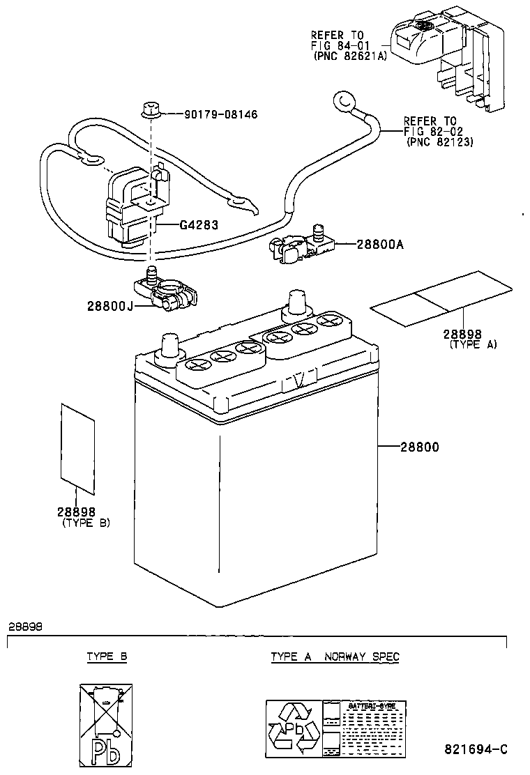 TOYOTA 28800-15022 - Käynnistysakku inparts.fi