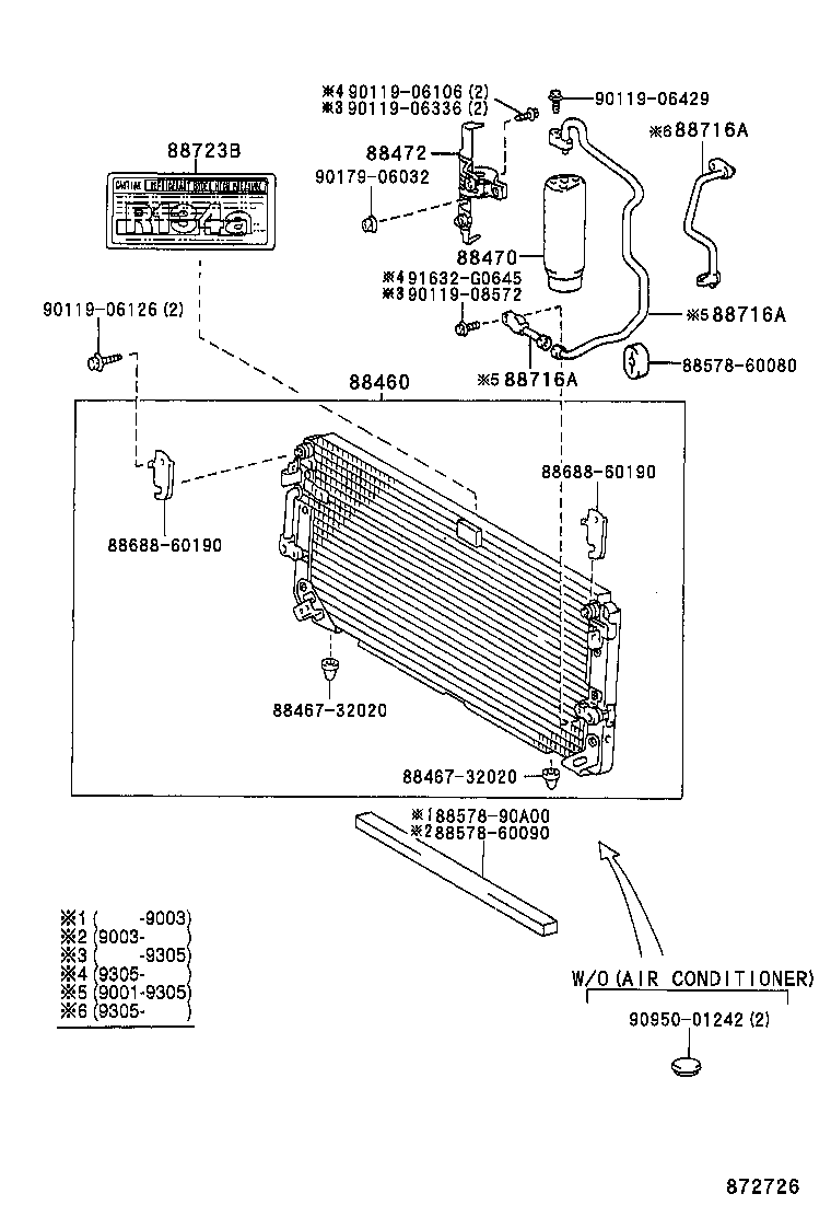 NISSAN 8847150020 - Kuivain, ilmastointilaite inparts.fi