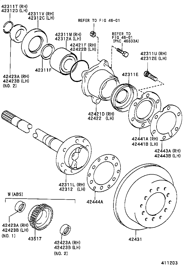 TOYOTA 90369-40003 - Pyöränlaakerisarja inparts.fi