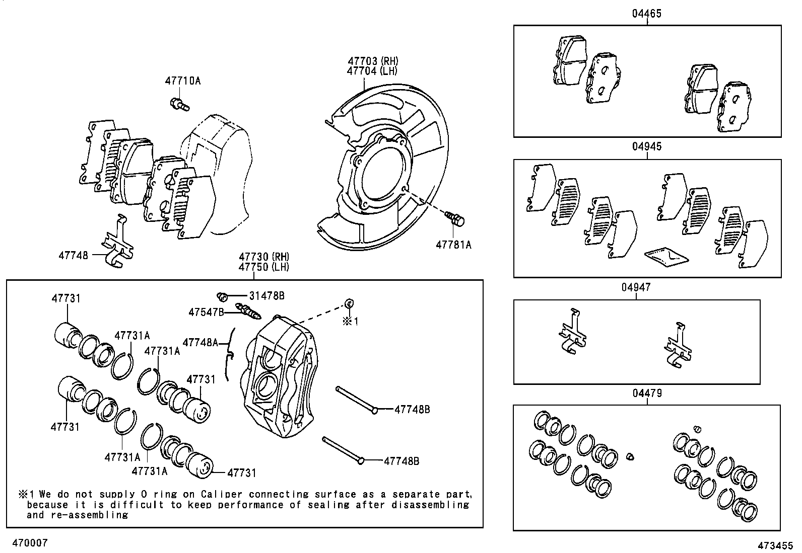 MAZDA 0446535280 - Jarrupala, levyjarru inparts.fi