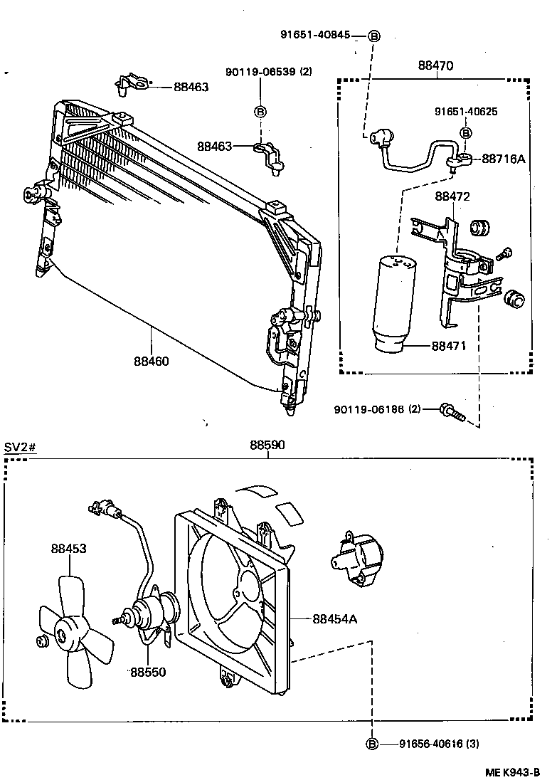 Honda 88471-10030 - Kuivain, ilmastointilaite inparts.fi