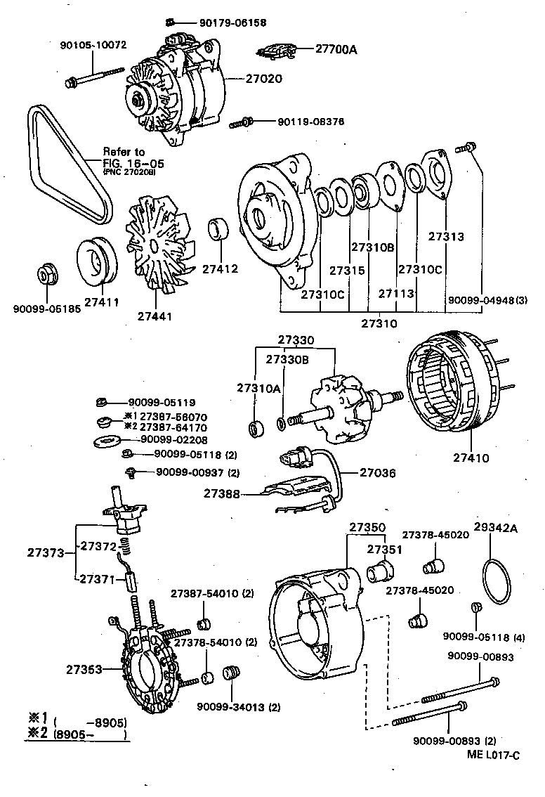 TOYOTA 90099-10137 - Laakeri inparts.fi