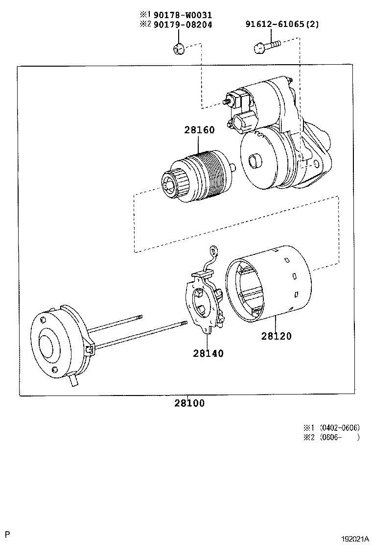 NISSAN 28100-0D090 - Käynnistinmoottori inparts.fi