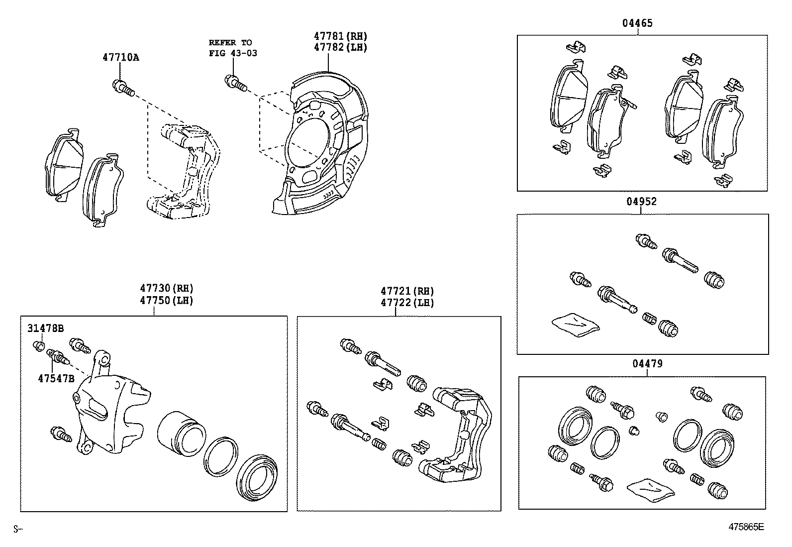 TOYOTA 04465-02270 - Jarrupala, levyjarru inparts.fi