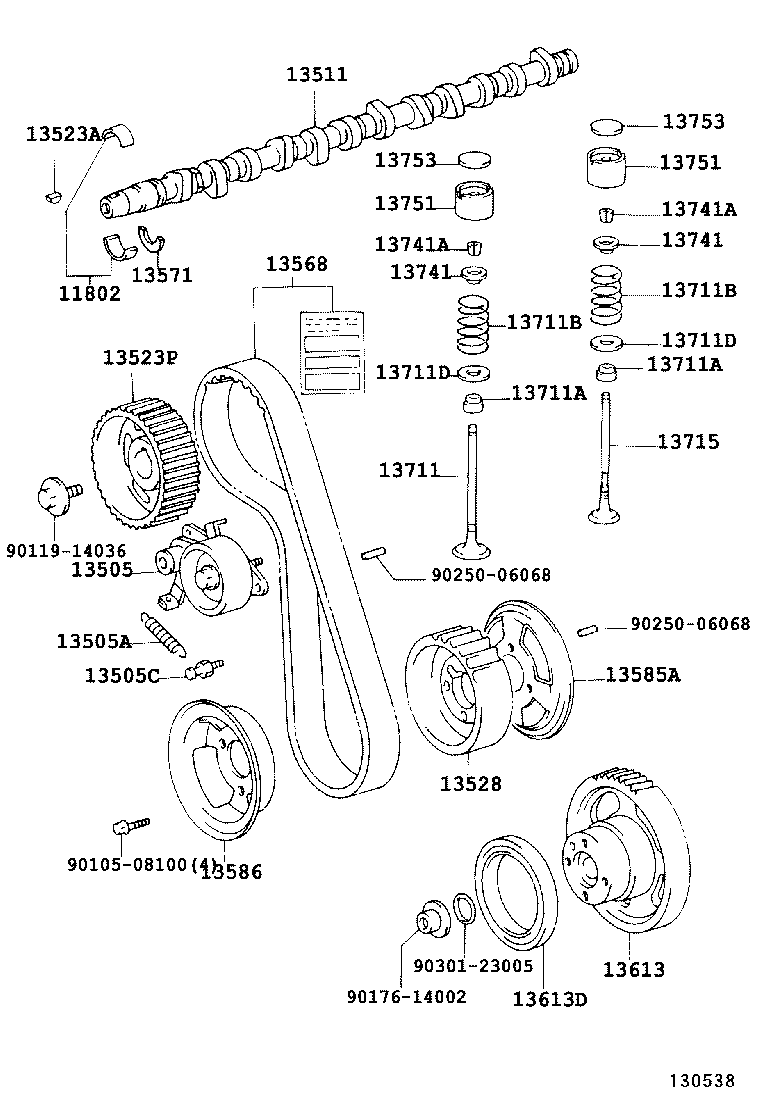 Suzuki 1350517011 - Kiristysrulla, hammashihnat inparts.fi