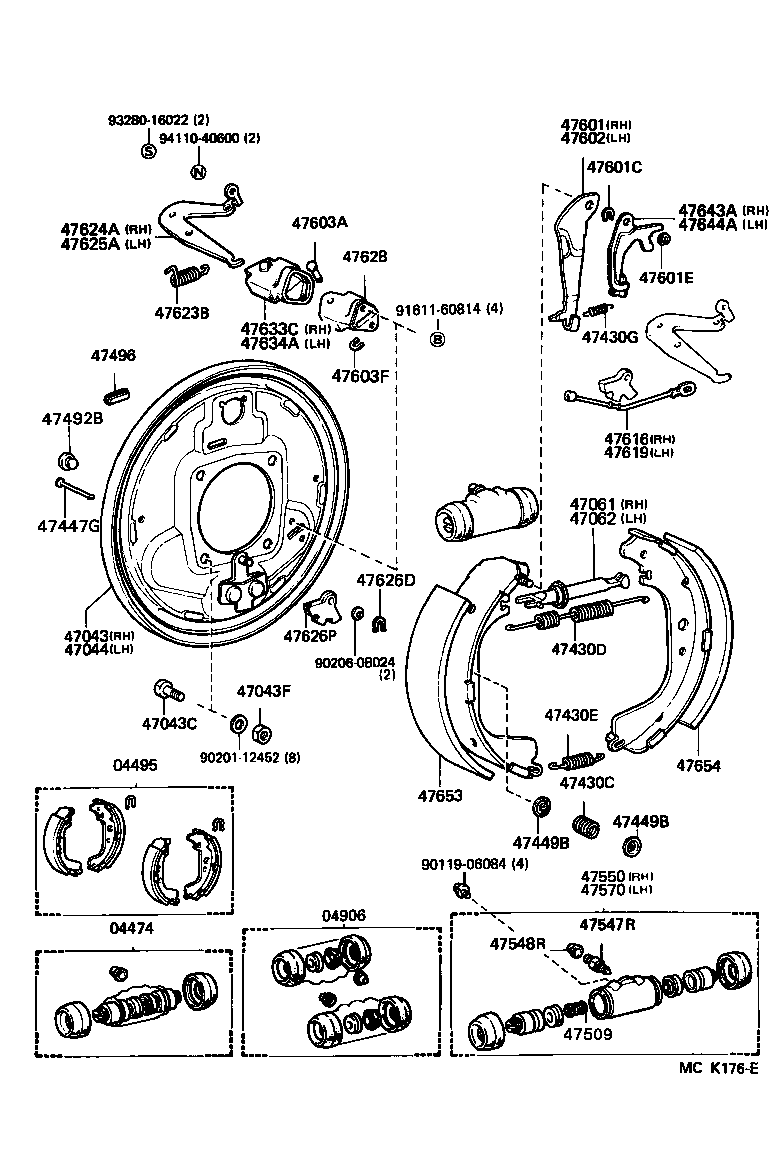 TOYOTA 47550 60120 - Jarrusylinteri inparts.fi