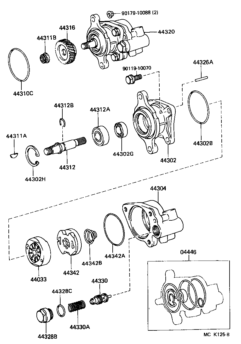 TOYOTA 9030160002 - Tiiviste, imusarja inparts.fi