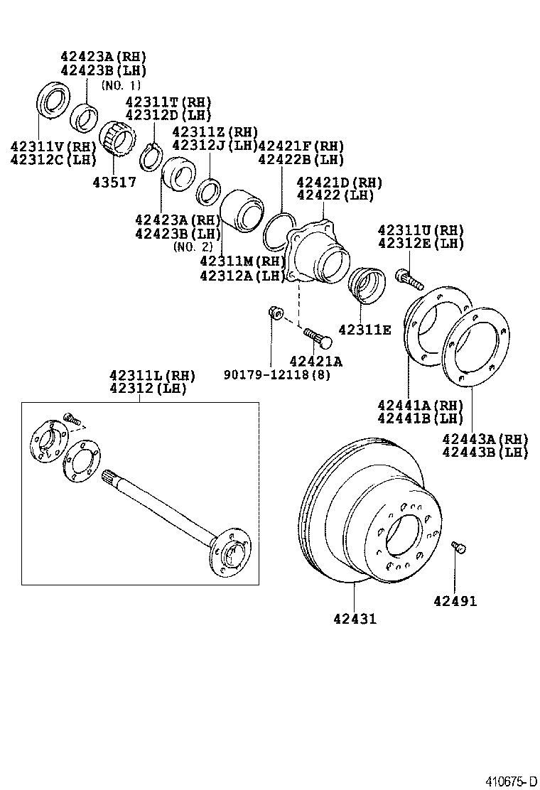 TOYOTA 4243160281 - Jarrulevy inparts.fi