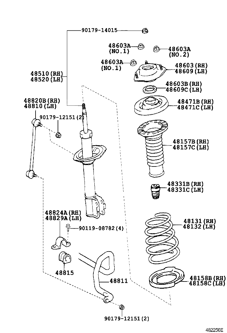 TOYOTA 48609-33210 - Iskunvaimentimen hela inparts.fi