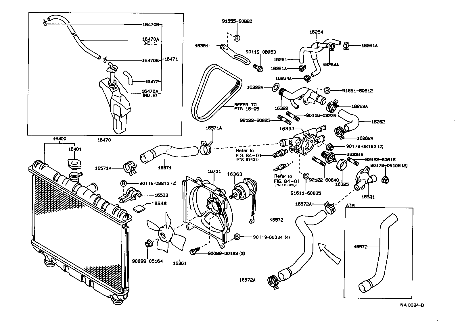 TOYOTA 16325-63010 - Tiiviste, termostaatti inparts.fi