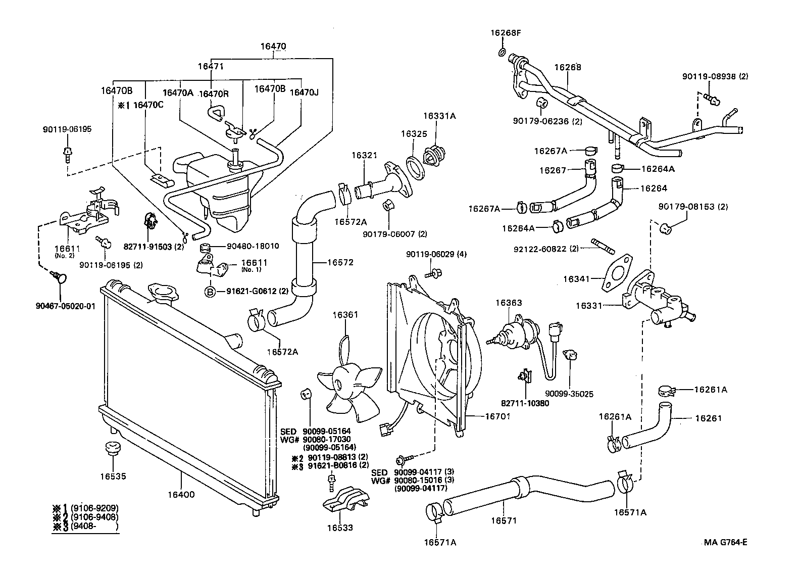 TOYOTA 90916-03060 - Termostaatti, jäähdytysneste inparts.fi