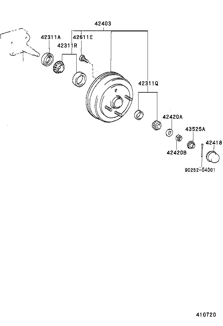 TOYOTA 90366-17010 - Pyöränlaakerisarja inparts.fi