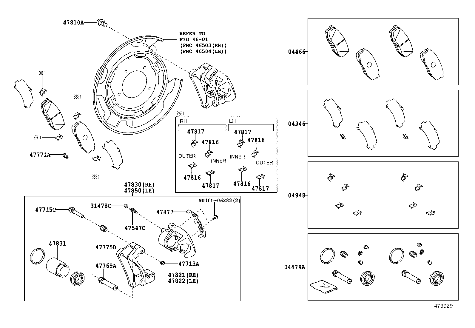 TOYOTA 4776935010 - Ohjainhylsysarja, jarrusatula inparts.fi