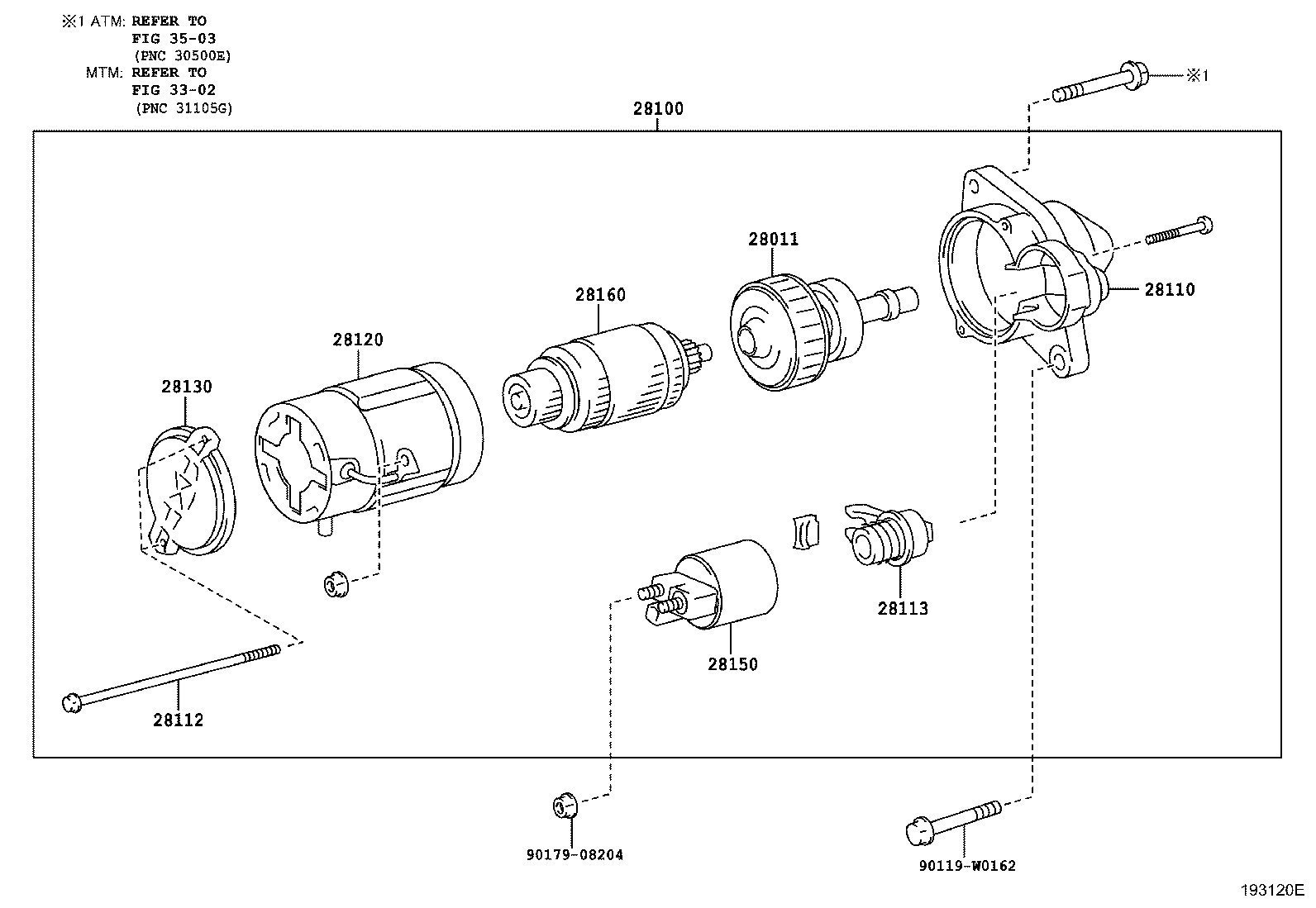 TOYOTA 281000R021 - Käynnistinmoottori inparts.fi