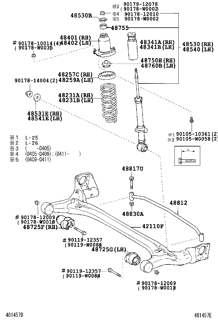 TOYOTA 48530-09F20 - Iskunvaimennin inparts.fi