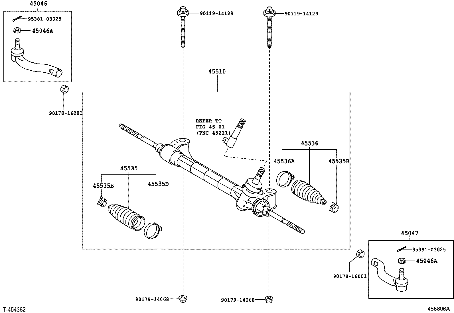 TOYOTA #45510-42080 - Ohjausvaihde inparts.fi