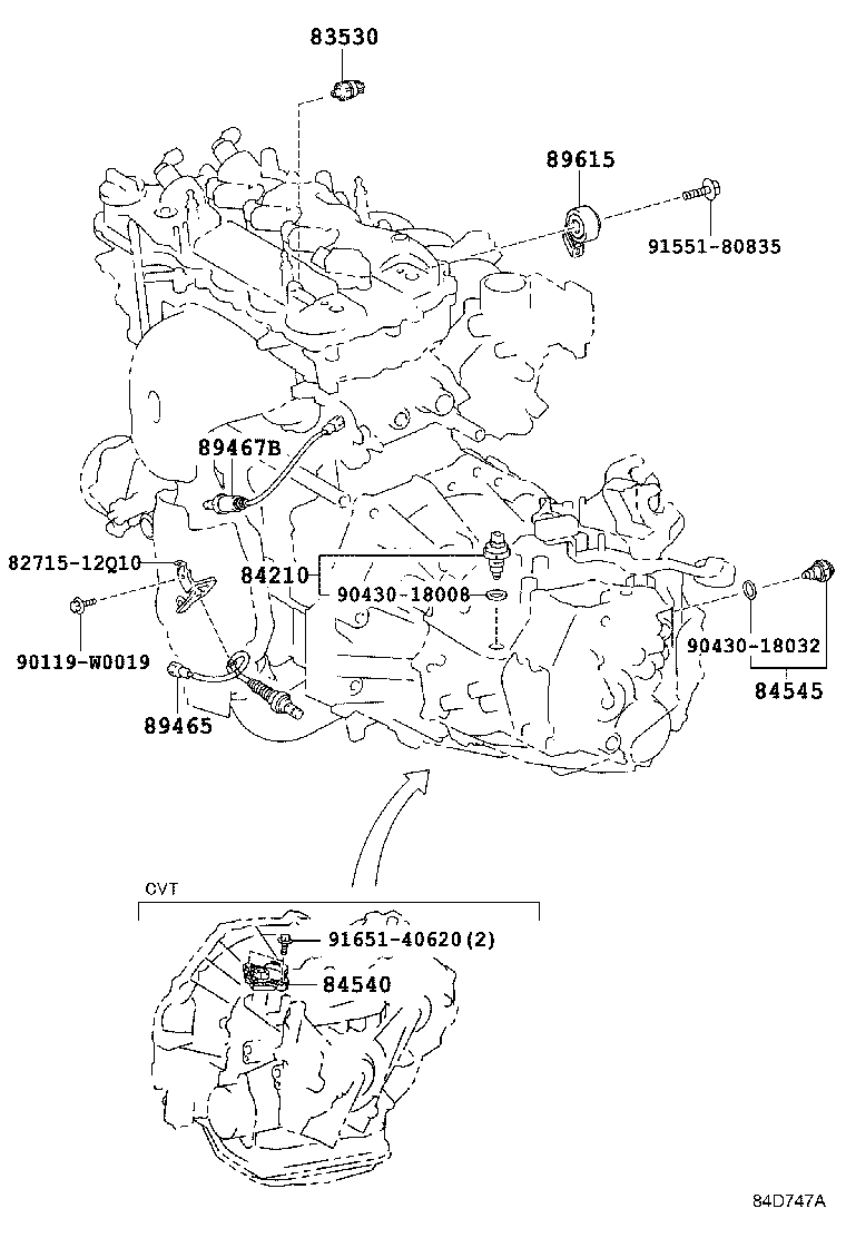 TOYOTA 89465-12A50 - Lambdatunnistin inparts.fi