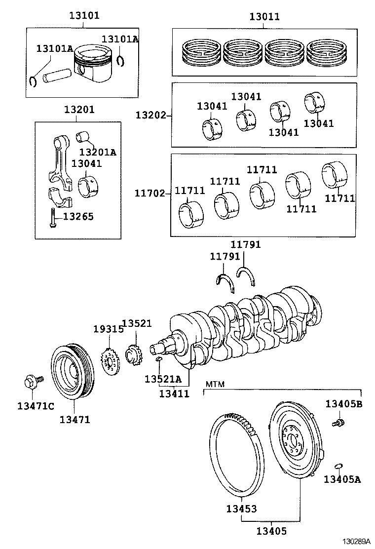 TOYOTA 13521-22020 - Jakoketjusarja inparts.fi