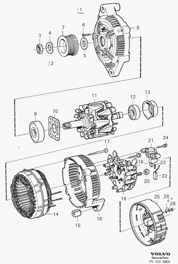 Volvo 9 130 274 - Laturi inparts.fi