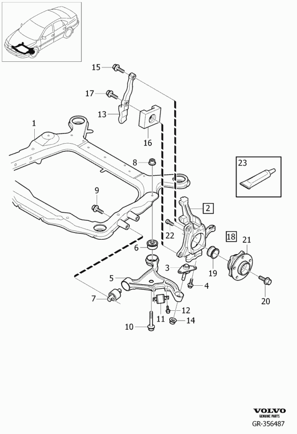 Volvo 8663288 - Raidetangon pää inparts.fi