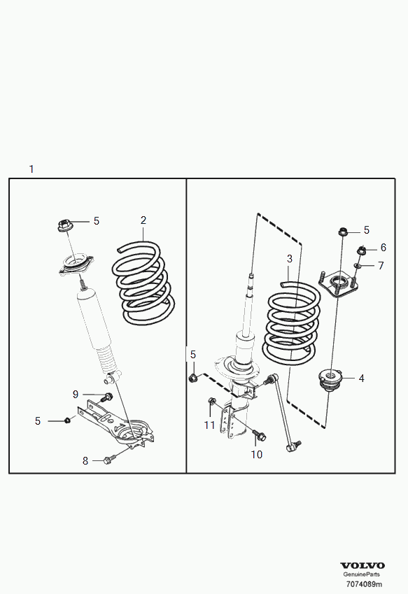 Volvo 30760914 - Vaimennuskumi, jousitus inparts.fi