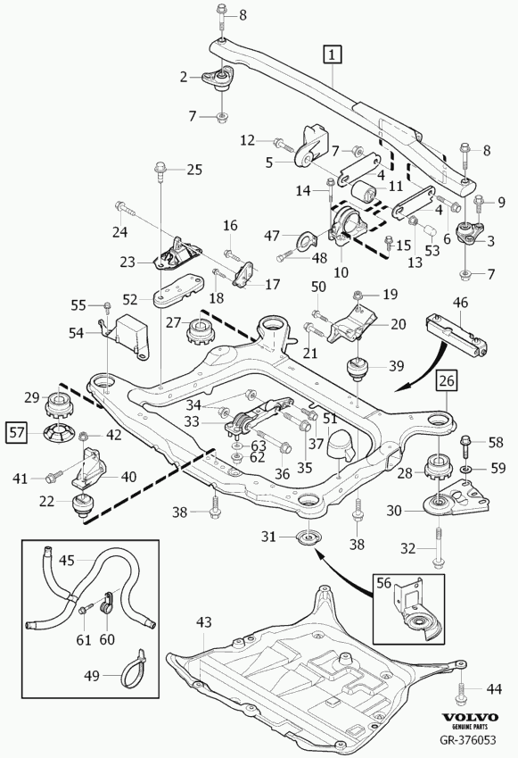 Volvo 8678497 - Tukivarren hela inparts.fi