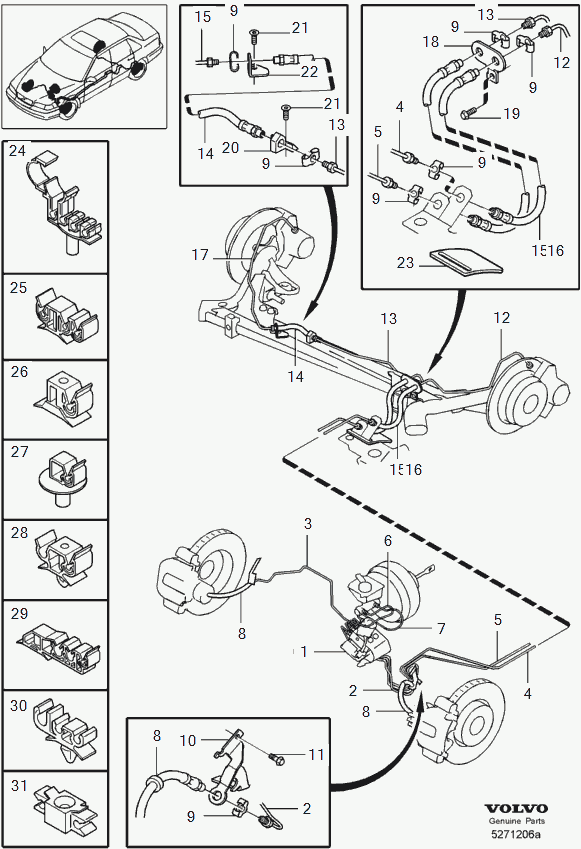 Volvo 3516568 - Jarruletku inparts.fi