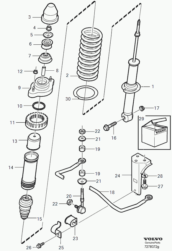 Mitsubishi 30870290 - Jousijalan tukilaakeri inparts.fi