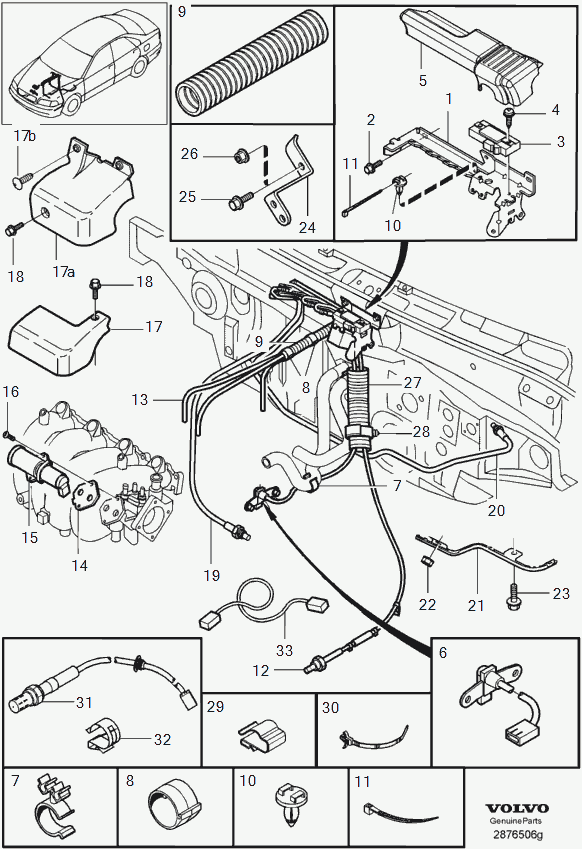 Volvo 31104892 - Lambdatunnistin inparts.fi