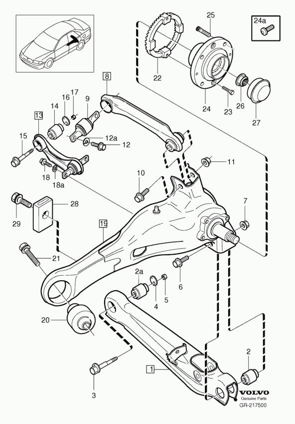 Mitsubishi 30818096 - Tukivarsi, pyöräntuenta inparts.fi