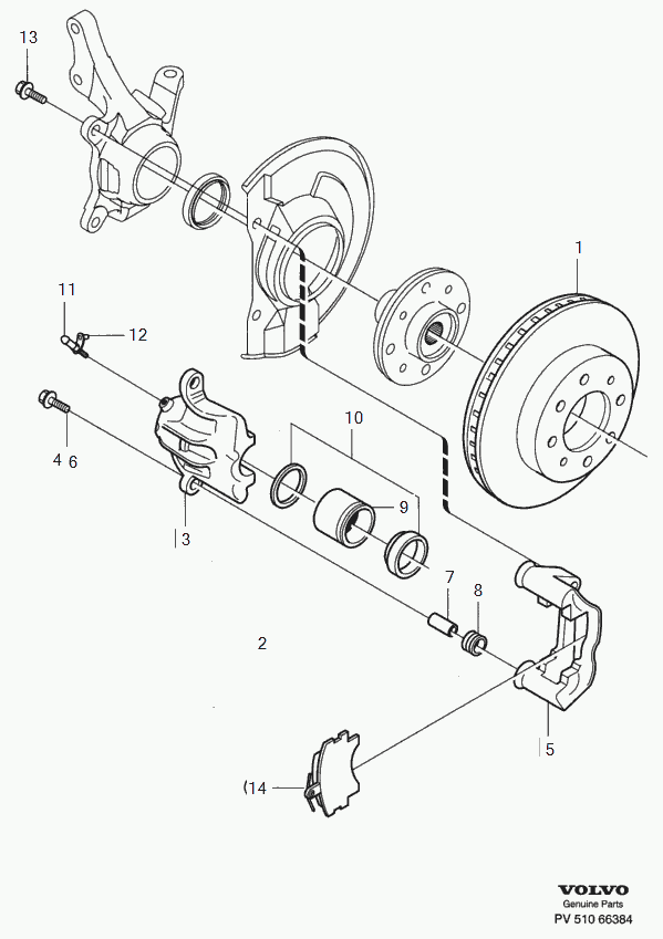 Volvo 30818027 - Jarrulevy inparts.fi