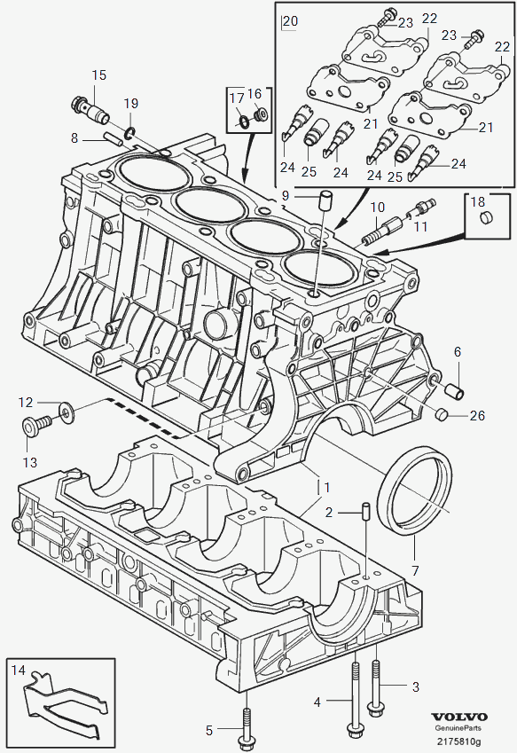 Volvo 11996 - Tiiviste, öljynlaskutulppa inparts.fi