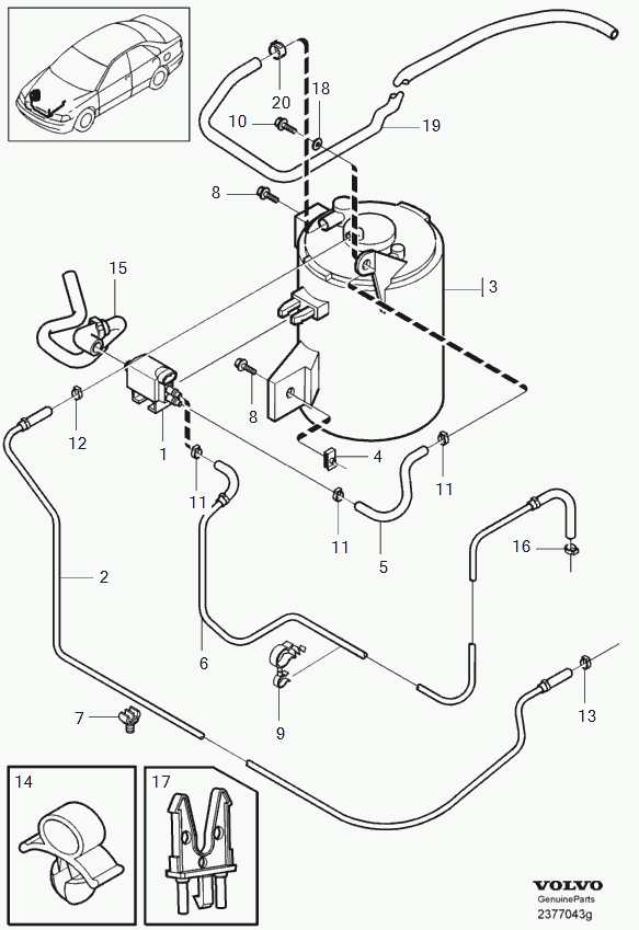 Volvo 976575 - Kompressori, ilmastointilaite inparts.fi