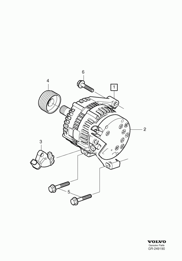 FORD 30667682 - Hihnapyörä, laturi inparts.fi