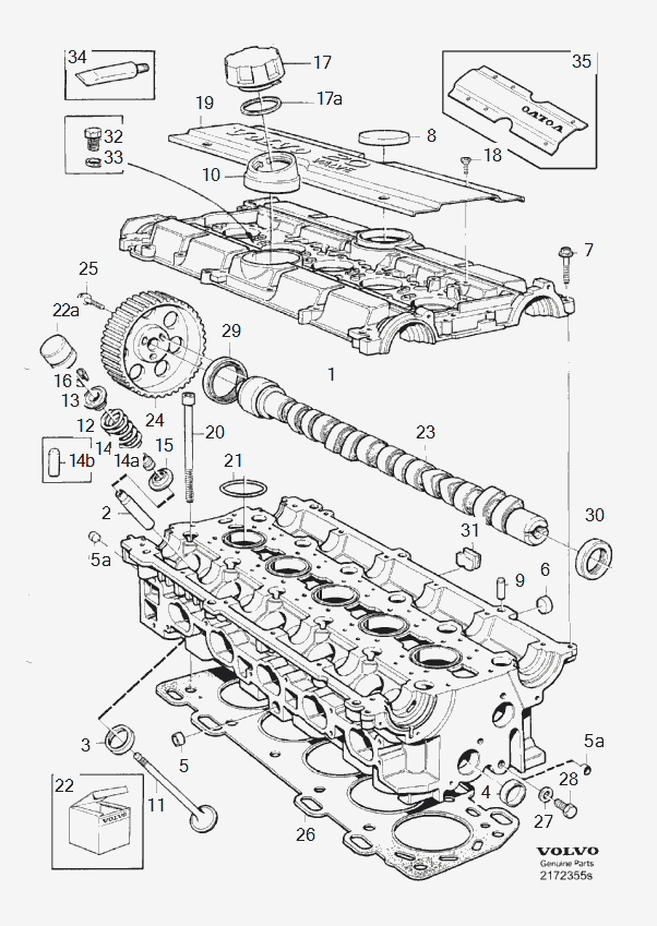 Volvo 3531017 - Tiiviste, sylinterikansi inparts.fi