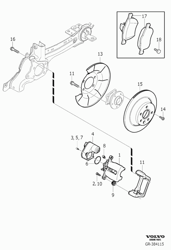 VW 31277357 - Jarrulevy inparts.fi