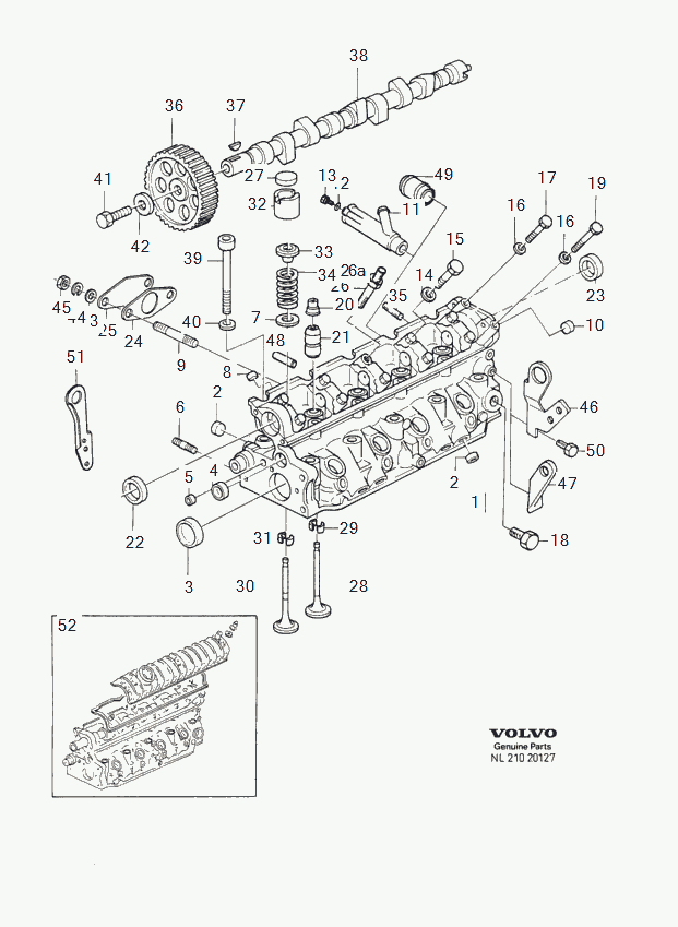 Volvo 9438632 - Syl.kannen pulttisarja inparts.fi