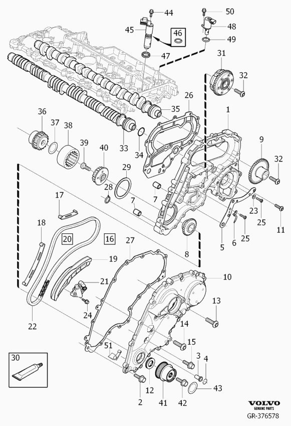 Volvo 30750111 - Hihnapyörä, laturi inparts.fi