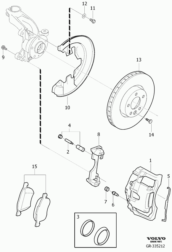 Volvo 8603753 - Jarrusatula inparts.fi