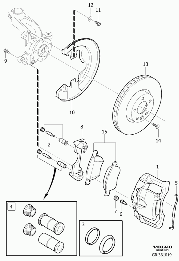 Volvo 30793857 - Jarrupala, levyjarru inparts.fi