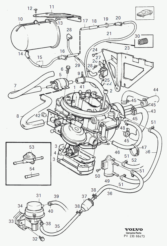 Volvo 464728 - Polttoainesuodatin inparts.fi