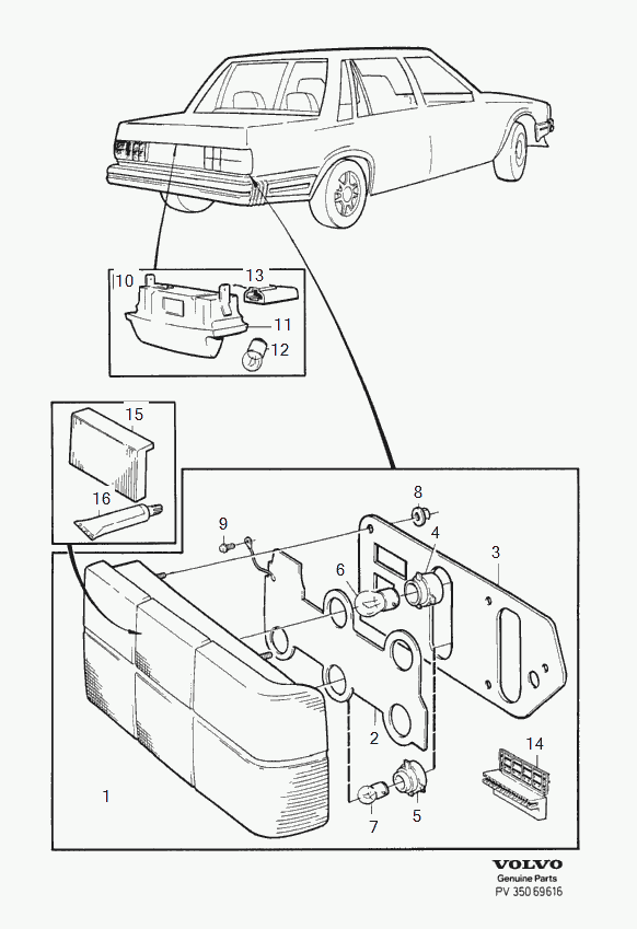 Volvo 1161758 - Tiiviste, öljykaukalo inparts.fi