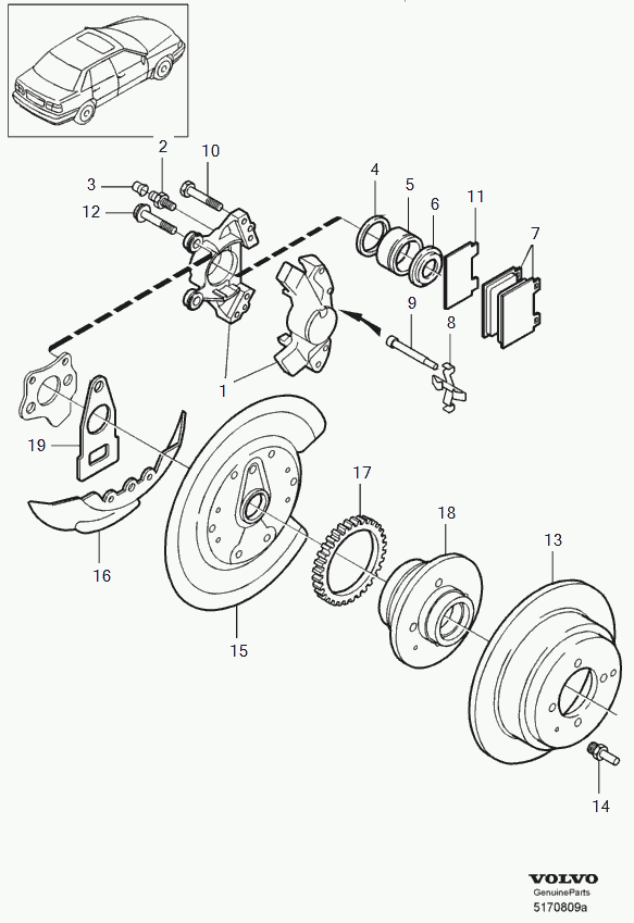 Volvo 3546492 - Jarrusatula inparts.fi