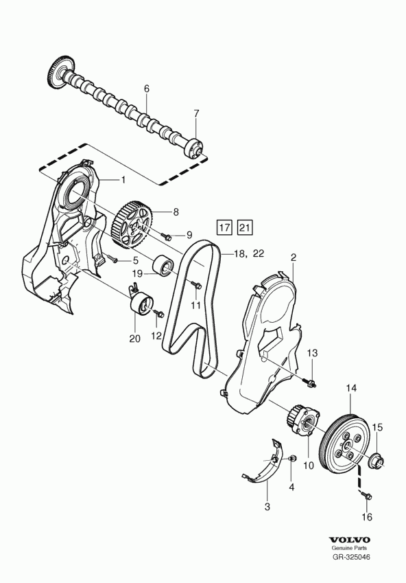 Volvo 31359568 - Hammashihnasarja inparts.fi