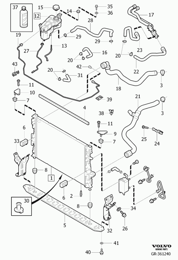 Volvo 31368059 - Jäähdytin,moottorin jäähdytys inparts.fi