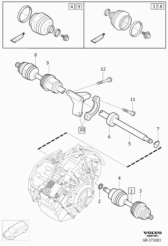 FORD 30757375 - Ripustus, kardaaniakseli inparts.fi