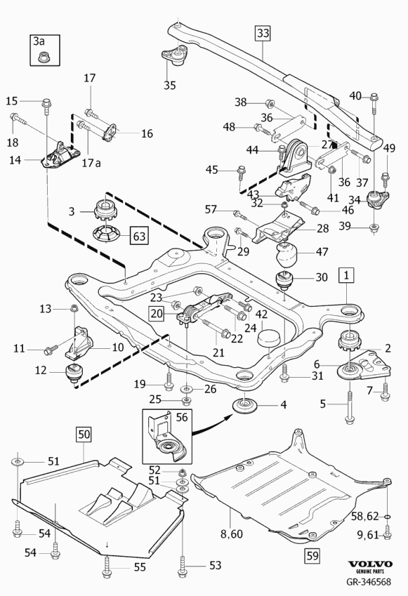 Volvo 9203 967 - Moottorin tuki inparts.fi